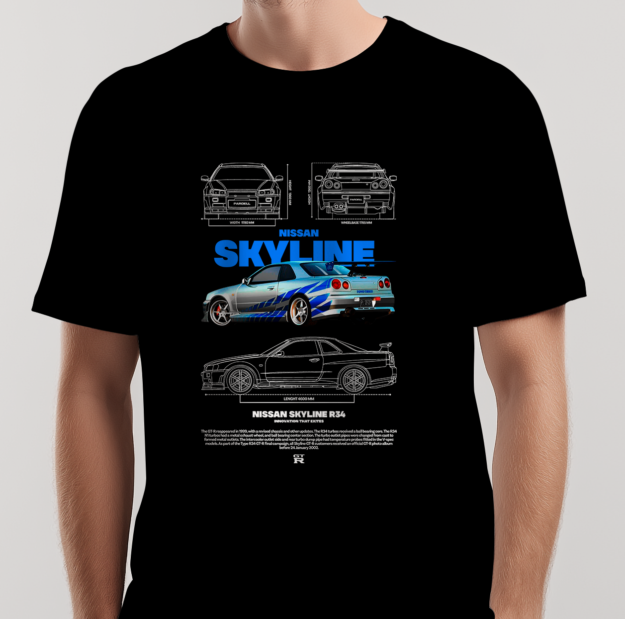 T-Shirt Nissan Skyline F&F
