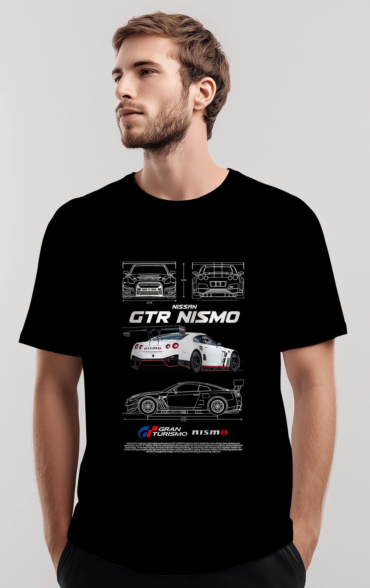 T-Shirt Nissan GTR Nismo
