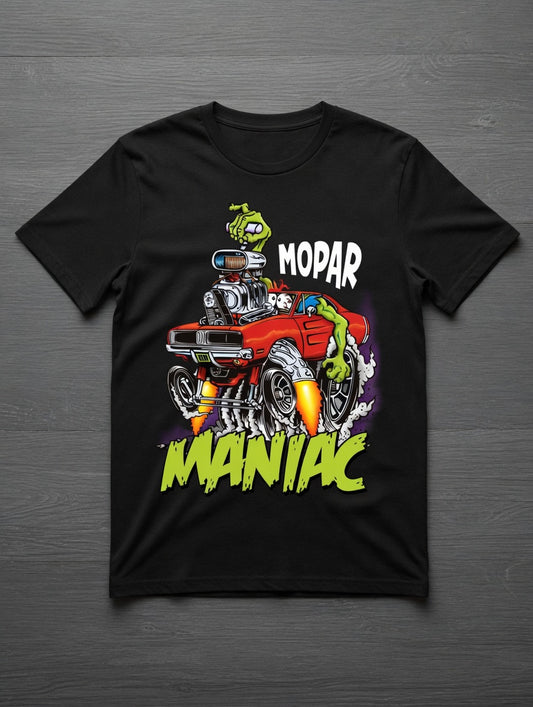 T-Shirt noir  Mopar Maniac