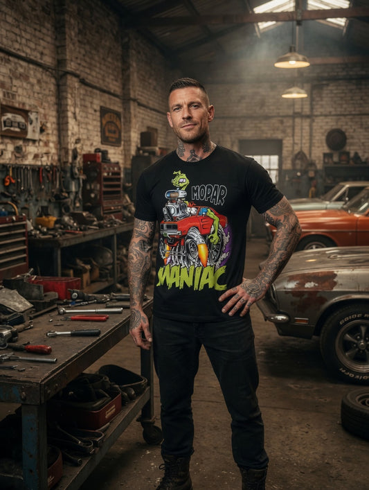 T-Shirt noir  Mopar Maniac