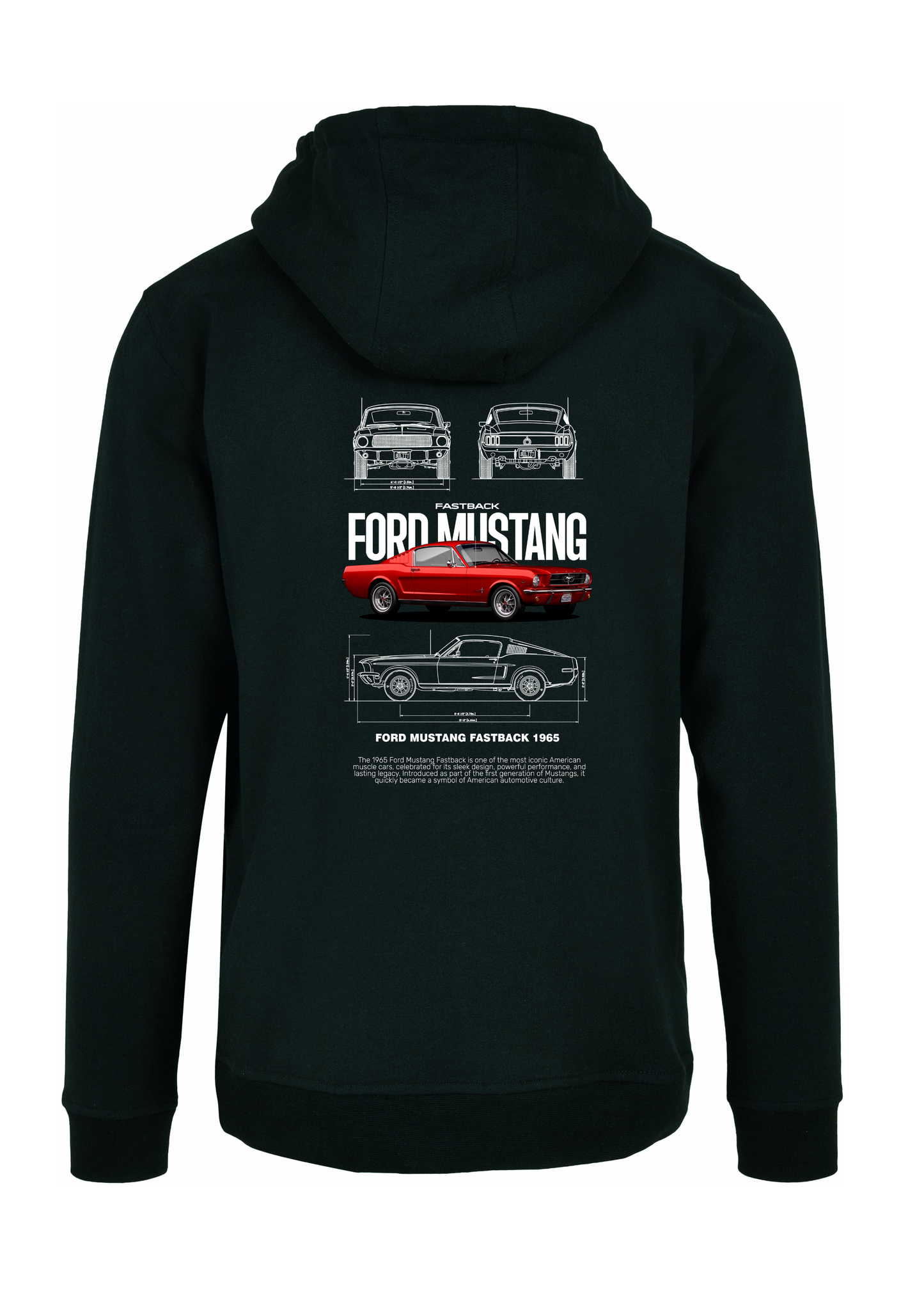 Hoodie Ford Mustang Fastback 1965