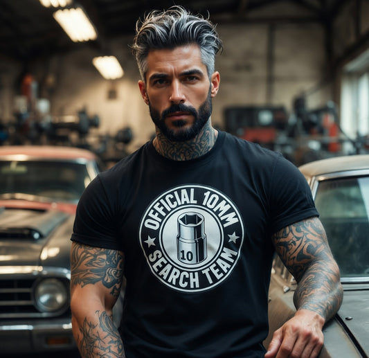 T-Shirt noir douille de 10mm